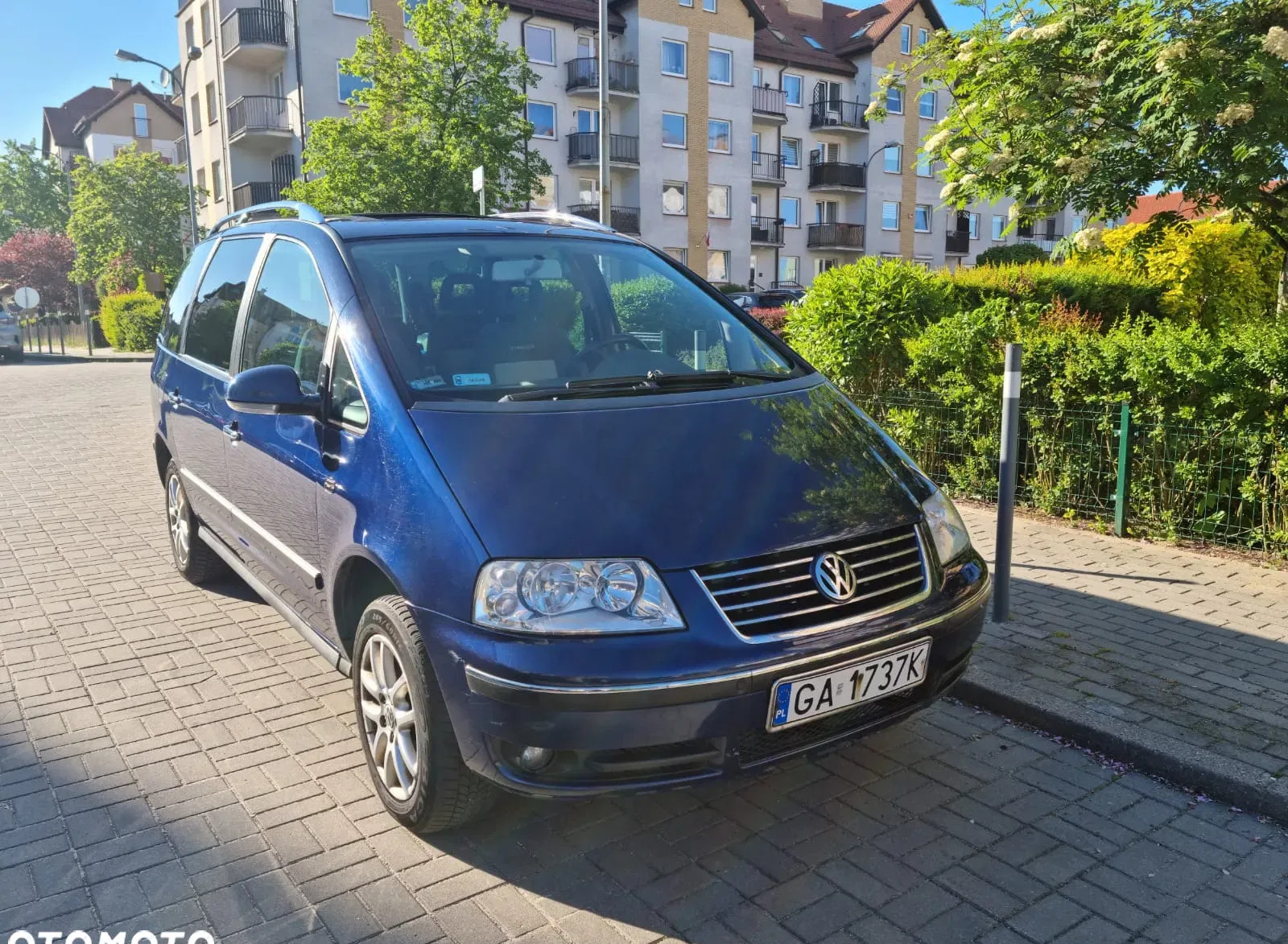 lubelskie Volkswagen Sharan cena 15000 przebieg: 174000, rok produkcji 2008 z Gdynia
